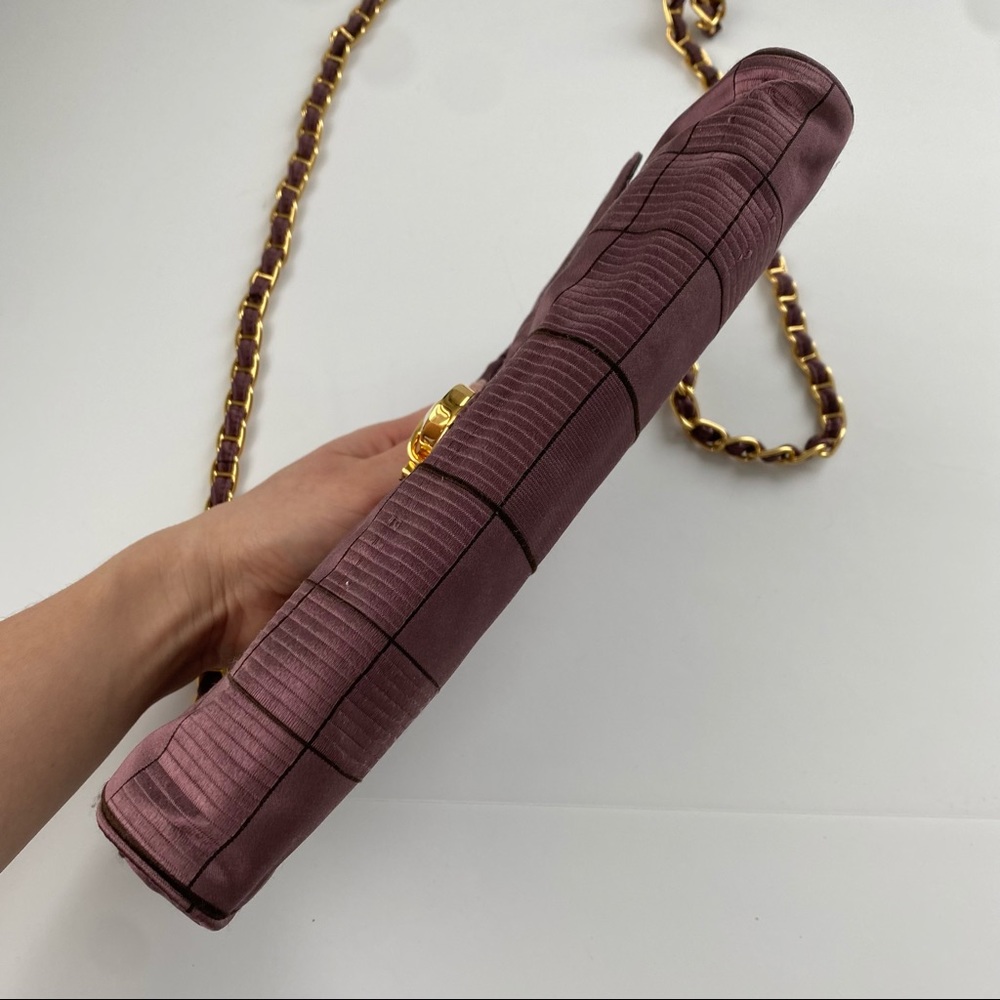 Prada Purple Crossbody Bag with Gold Chain - Picture 3 of 14